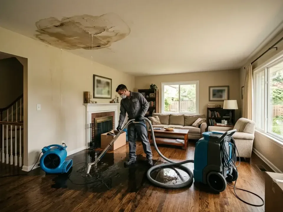 attic-pipe-burst-ceiling-drip-008 — frequently asked questions, Water Damage Restoration & Carpet Care in Spring, TX